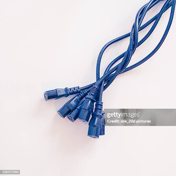 cables 001 - phone socket stock pictures, royalty-free photos & images