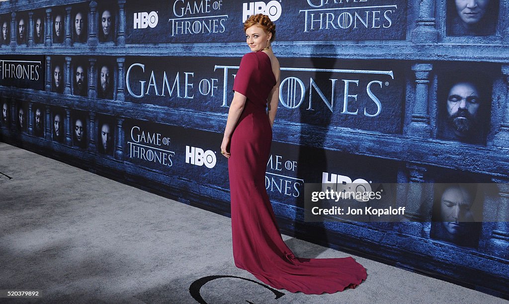 Premiere Of HBO's "Game Of Thrones" Season 6 - Arrivals