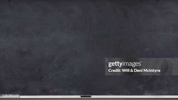 empty blackboard - brown v board of education stockfoto's en -beelden