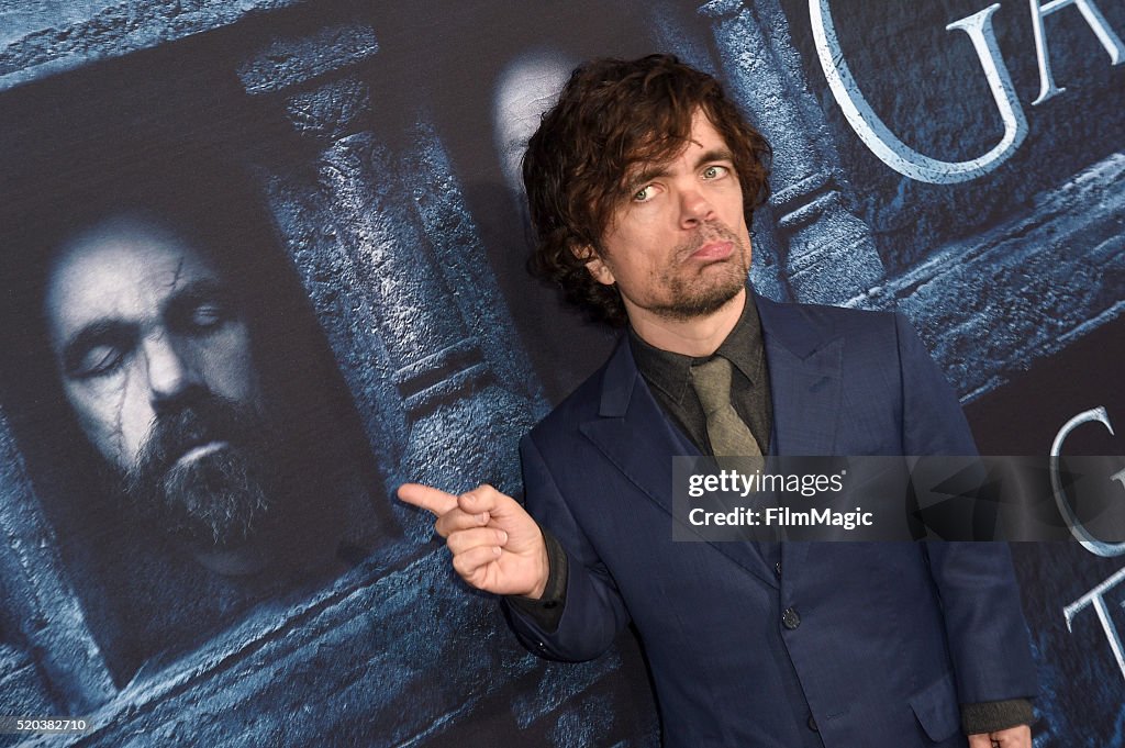 Los Angeles Premiere For The Sixth Season Of HBO's "Game Of Thrones"
