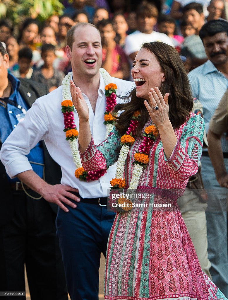 The Duke & Duchess Of Cambridge Visit India & Bhutan - Day 1