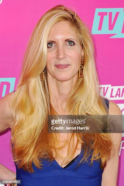 Ann Coulter arrives at the TV Land Icon Awards at The Barker Hanger on April 10, 2016 in Santa Monica, California.