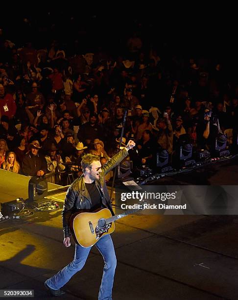 Singer/Songwriter Eric Church performs at County Thunder Music Festivals Arizona - Day 4 on April 10, 2016 in Florence, Arizona.