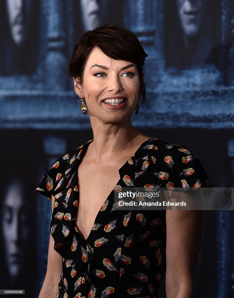 Premiere Of HBO's "Game Of Thrones" Season 6 - Arrivals