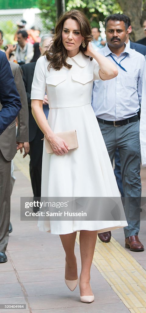 The Duke & Duchess Of Cambridge Visit India & Bhutan - Day 2