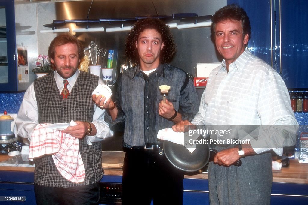 Hermann Giefer, Markus Andreas Pfeiffer, Bela Erny, ZDF-Daily-Soap "Jede Menge Leben" in Köln