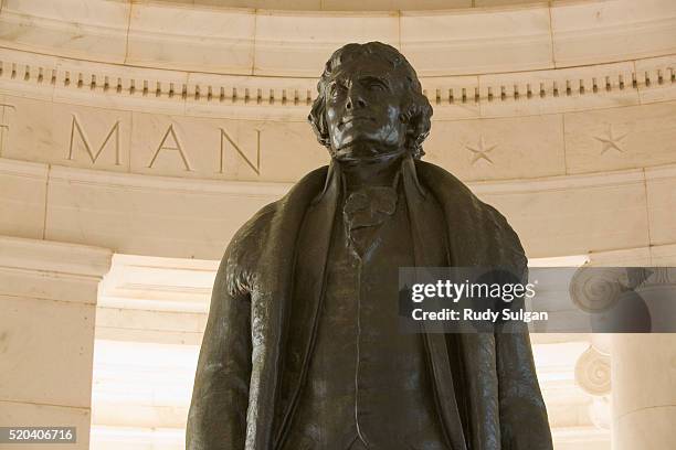thomas jefferson by rudolph evans - thomas jefferson photos et images de collection