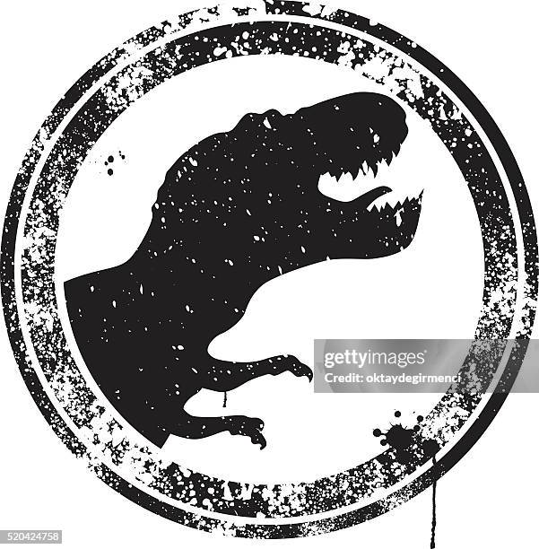 dinosaur rigging - t-rex stock illustrations