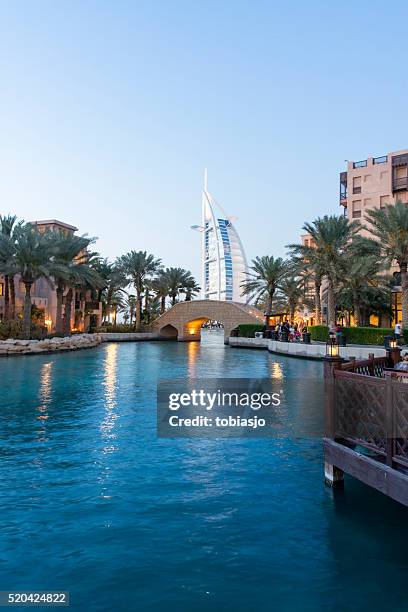 burj al arab in dubai - madinat jumeirah hotel stock pictures, royalty-free photos & images