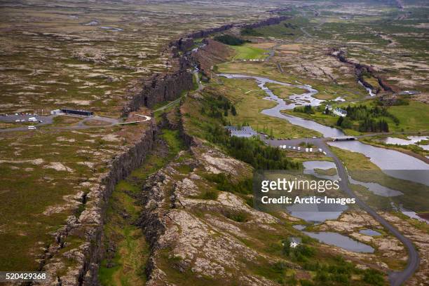 mid-atlantic ridge fault line - fault geology stock pictures, royalty-free photos & images