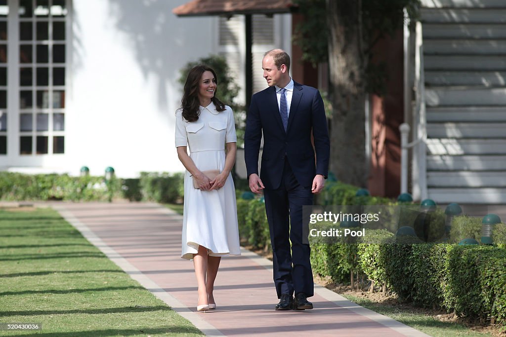 The Duke & Duchess Of Cambridge Visit India & Bhutan - Day 2