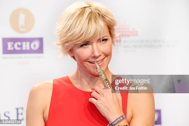 Anne Wis attends the Echo Award 2016 on April 07, 2016 in Berlin, Germany.