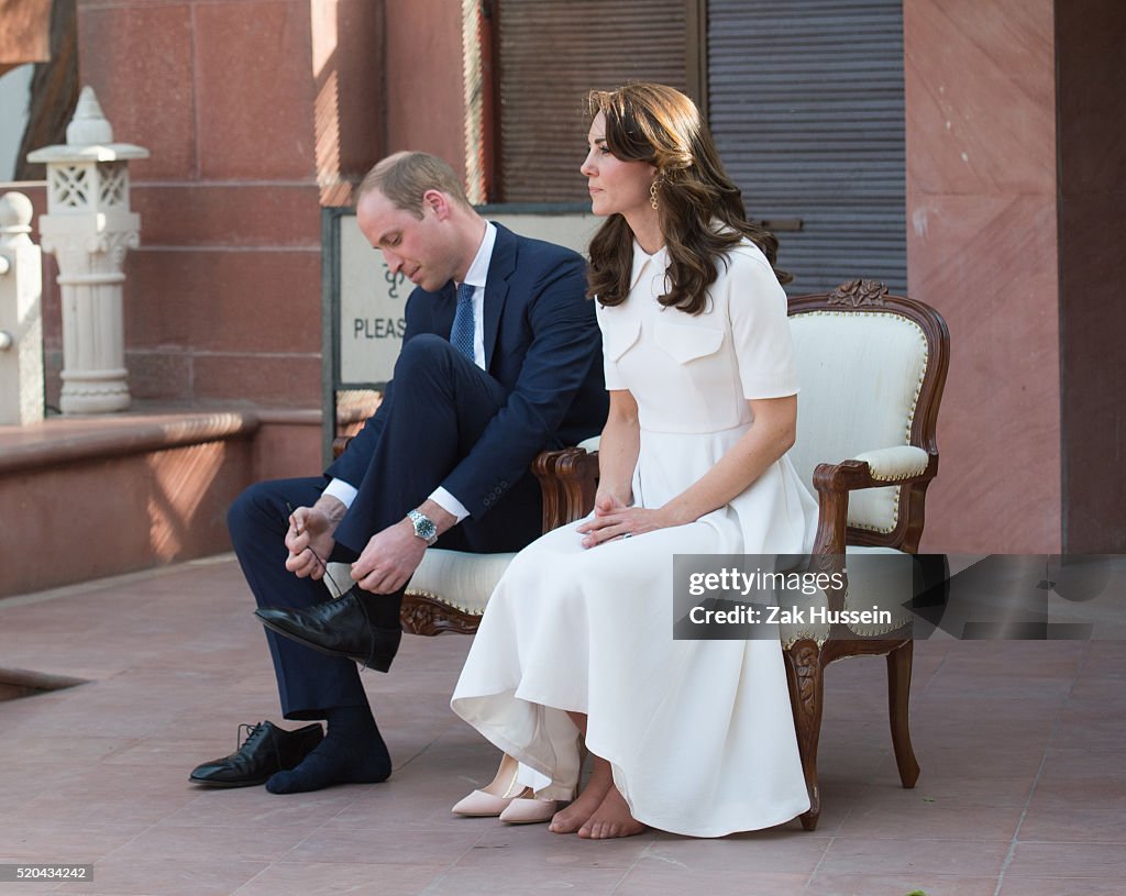 The Duke & Duchess Of Cambridge Visit India & Bhutan - Day 2