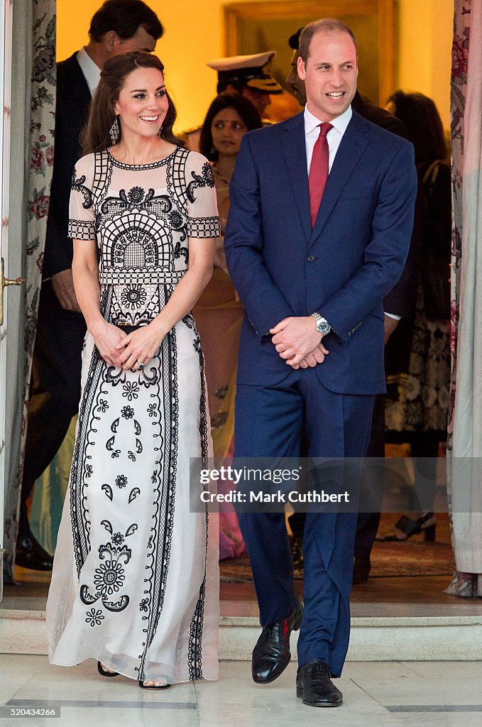 The Duke & Duchess Of Cambridge Visit India & Bhutan - Day 2