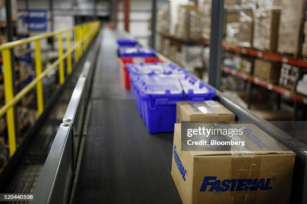 Fasten Inventory Boxes 28 Inside A Fastenal Co Distribution Center Ahead Of Earnings Figures ...
