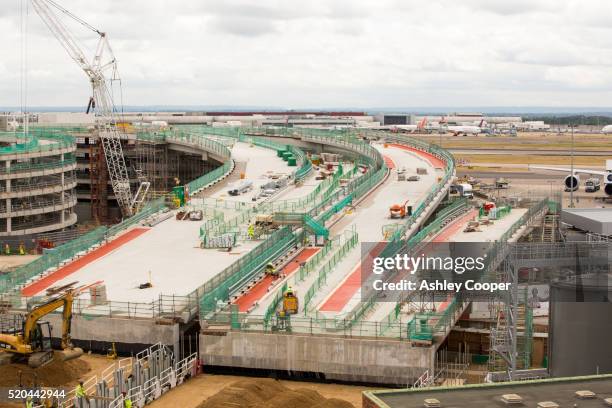 Airport Terminal Construction Photos and Premium High Res Pictures ...