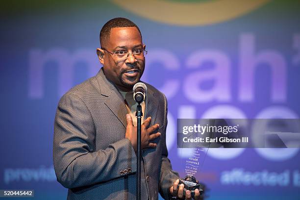 Actor Martin Lawrence is honored at Micah's Voice Presents Back In The Day 2nd Annual Benefit Concert at Warner Center Marriott on April 10, 2016 in...