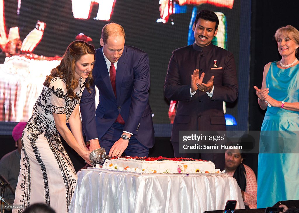 The Duke & Duchess Of Cambridge Visit India & Bhutan - Day 2