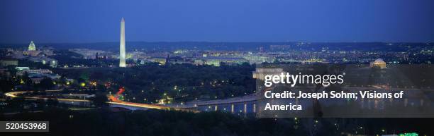 potomac river and washington, dc - washington dc bildbanksfoton och bilder