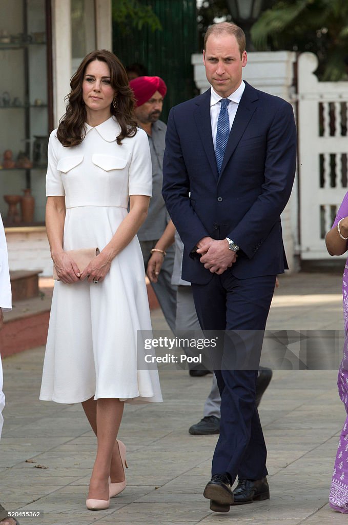 The Duke & Duchess Of Cambridge Visit India & Bhutan - Day 2