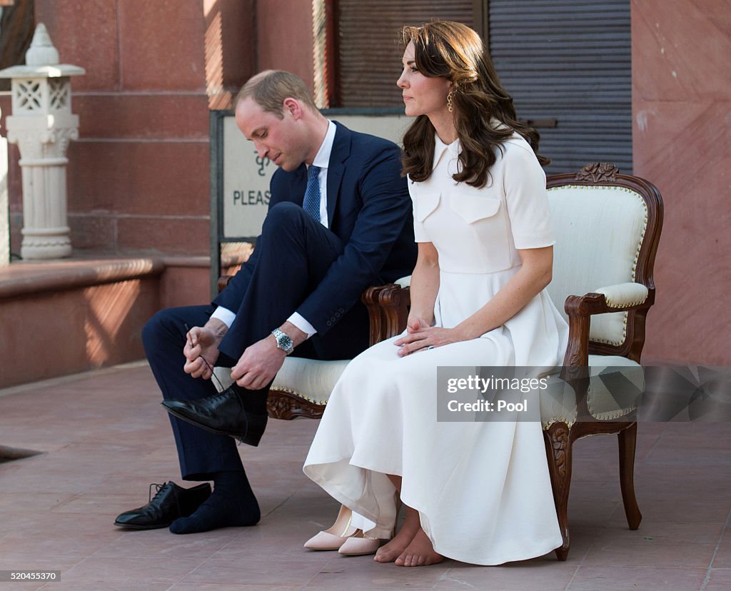 The Duke & Duchess Of Cambridge Visit India & Bhutan - Day 2