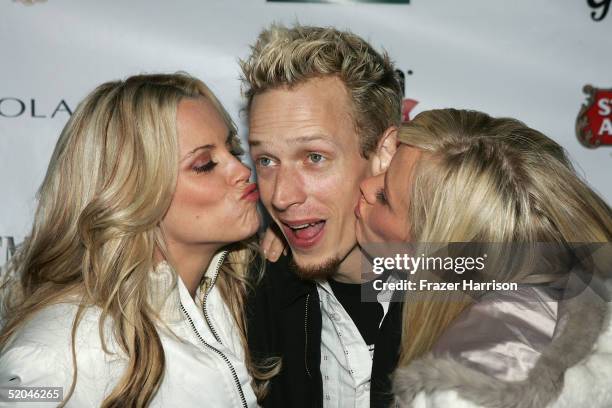 Jenny McCarthy, John Mallory Asher and Amy McCarthy arrive at the Matador Premiere Party at Easy Street Brasserie during the 2005 Sundance Film...