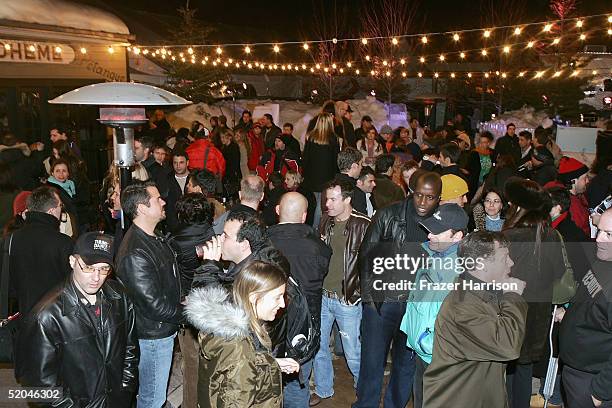 Atmosphere at the Matador Premiere Party at Easy Street Brasserie during the 2005 Sundance Film Festival on January 21, 2005 in Park City, Utah.