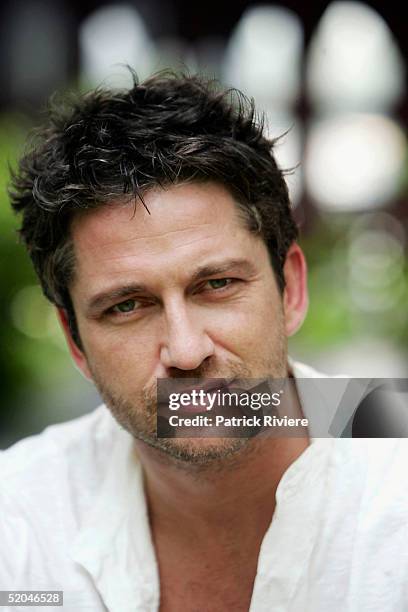 Actor Gerard Butler attends the Bangkok International Film Festival at the Shangri-La Hotel January 22, 2005 in Bangkok, Thailand.