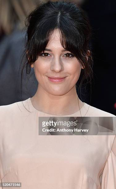 Phoebe Fox attends the UK premiere of "Eye In The Sky" on April 11, 2016 in London, United Kingdom.