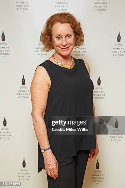 Philippa Gregory attends the Baileys Women's Prize for Fiction 2016 Shortlist at Royal Festival Hall, Southbank Centre on April 11, 2016 in London,...