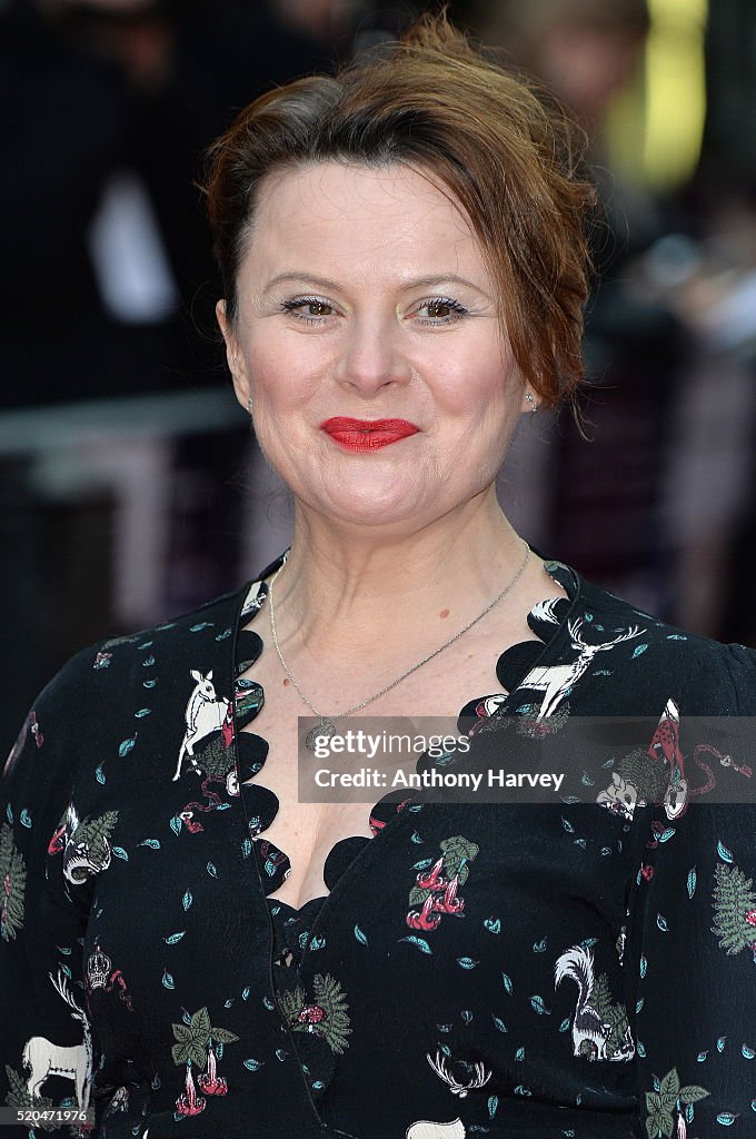 Monica Dolan attends the UK premiere of Monica Dolan attends the UK premiere of