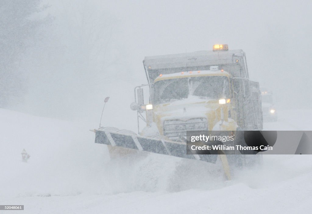 Midwest And East Coast Hit With Major Snowstorm