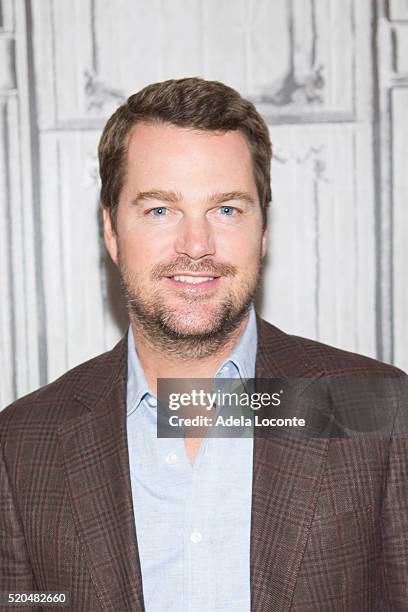 Actor Chris O'Donnell attends "NCIS:Los Angeles" at AOL Studios In New York on April 11, 2016 in New York City.