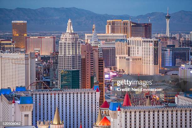 las vegas, nevada - las vegas skyline stock pictures, royalty-free photos & images