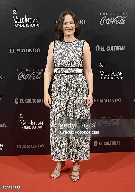 Aitana Sanchez Gijon attends the Valle-Inclan Theatre Awards at the Teatro Real on April 11, 2016 in Madrid, Spain.
