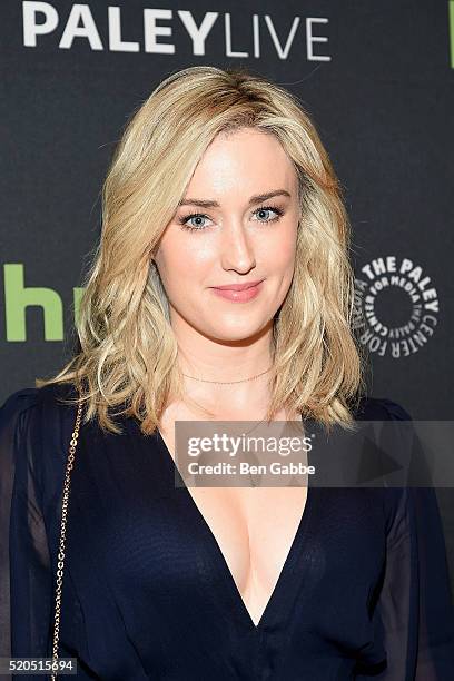 Actress Ashley Johnson attends PaleyLive NY: An Evening With The Cast & Creator Of "Blindspot" at The Paley Center for Media on April 11, 2016 in New...