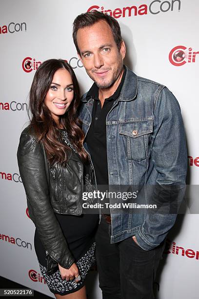 Actors Megan Fox and Will Arnett attend the CinemaCon 2016 Gala Opening Night Event: Paramount Pictures Highlights its 2016 Summer and Beyond Films...