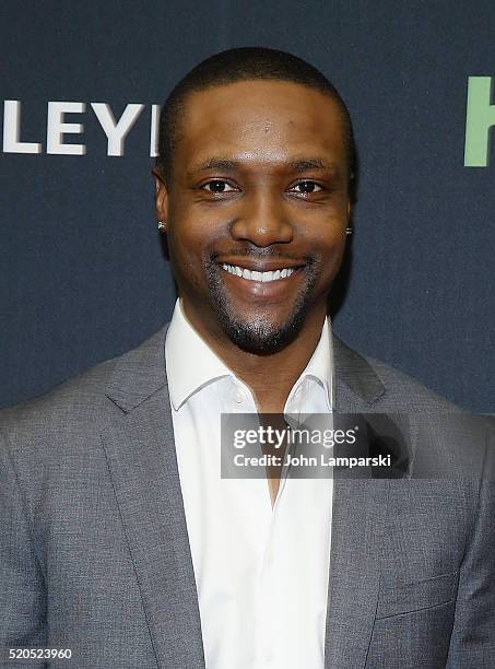 Rob Brown attends PaleyLive NY: an evening with the cast & creator of "Blindspot" at The Paley Center for Media on April 11, 2016 in New York City.