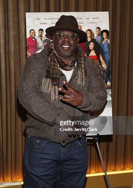 Cedric the Entertainer attends the "Barbershop: The Next Cut" Screeing at HBO Screening Room on April 11, 2016 in New York City.