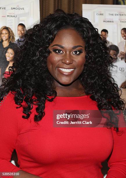 Actress Danielle Brooks attends the "Barbershop: The Next Cut" Screeing at HBO Screening Room on April 11, 2016 in New York City.