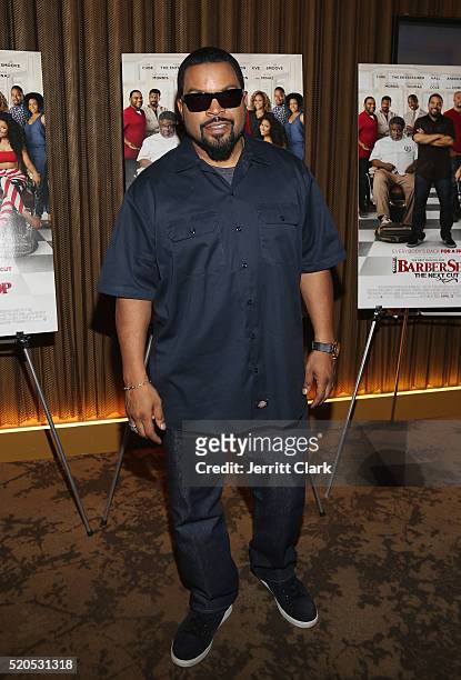 Ice Cube attends the "Barbershop: The Next Cut" Screeing at HBO Screening Room on April 11, 2016 in New York City.
