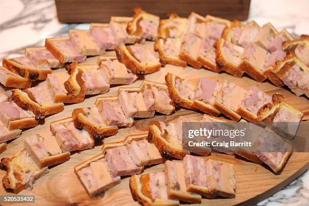 Chef Daniel Boulud's Pate en Croute is offered as Bon Appetit And GQ Celebrate The Education Of A Foodie With Daniel Boulud at One World Trade Center...