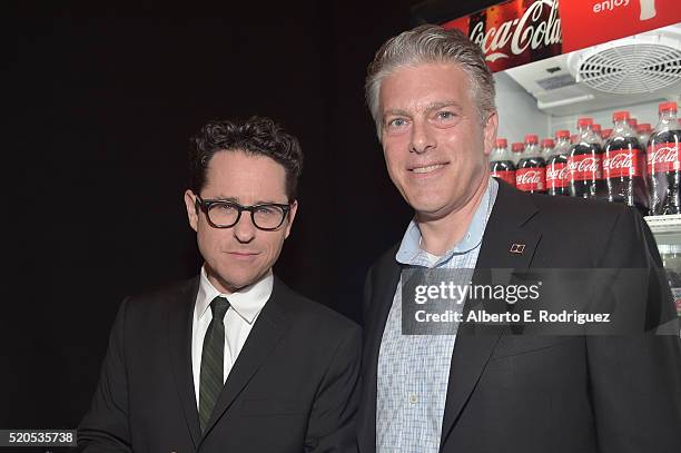Director J.J. Abrams and Doug Darrow, SVP, Cinema Business Group attend the CinemaCon 2016 Gala Opening Night Event: Paramount Pictures Highlights...