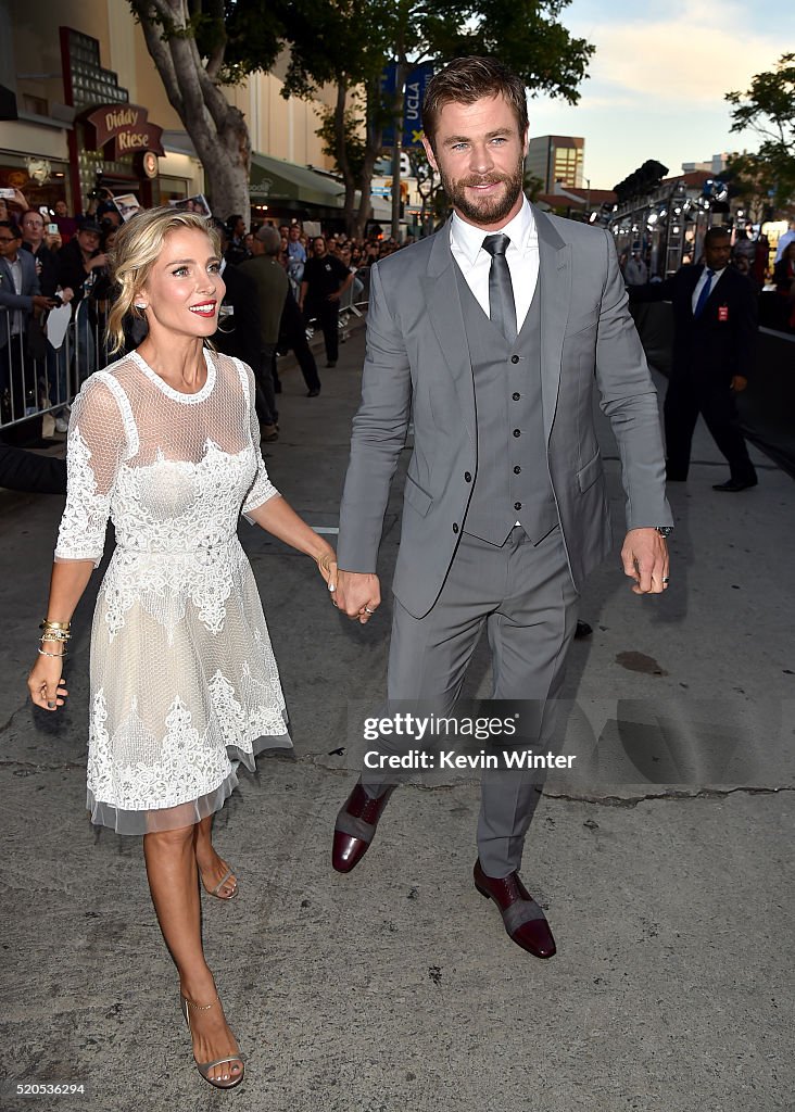 Premiere Of Universal Pictures' "The Huntsman: Winter's War" - Red Carpet