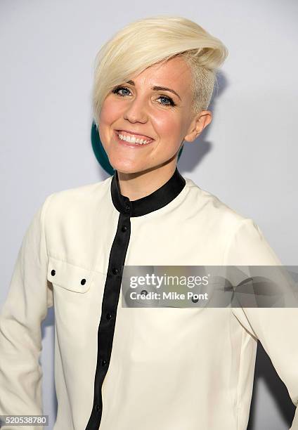 Hannah Hart attends the 8th Annual Shorty Awards at The New York Times Center on April 11, 2016 in New York City.