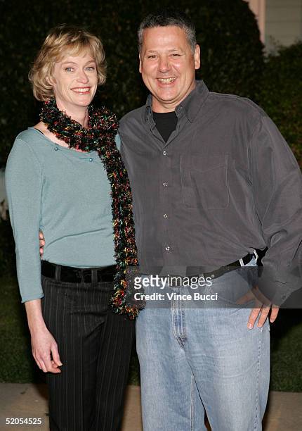Barbara Jeans and Dave Jeans of Super Nanny arrive at the ABC's