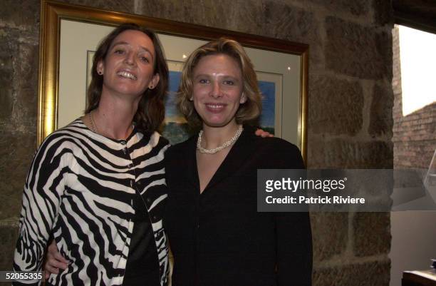 Jane Luedecke and Anna Kane pictured at the Humpty Dumpty Foundation charity dinner, in support of the Paediatric Unit of the Royal North Shore...