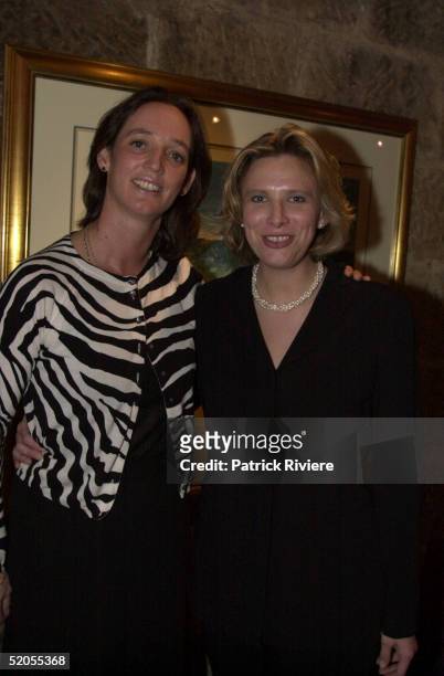 Jane Luedecke and Anna Kane pictured at the Humpty Dumpty Foundation charity dinner, in support of the Paediatric Unit of the Royal North Shore...