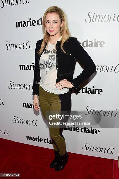 Comedian Iliza Shlesinger attends the "Fresh Faces" party, hosted by Marie Claire, celebrating the May issue cover stars on April 11, 2016 in Los...