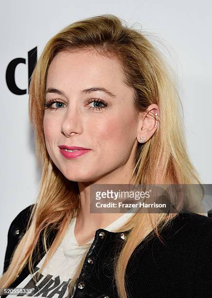 Comedian Iliza Shlesinger attends the "Fresh Faces" party, hosted by Marie Claire, celebrating the May issue cover stars on April 11, 2016 in Los...